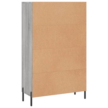vidaXL Ντουλάπα Γκρι Sonoma 69,5x31x115cm από Επεξεργασμένο Ξύλο 1 τεμ.