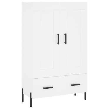 vidaXL Ντουλάπα Λευκή 69,5x31x115cm από Επεξεργασμένο Ξύλο 1 τεμ.