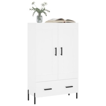 vidaXL Ντουλάπα Λευκή 69,5x31x115cm από Επεξεργασμένο Ξύλο 1 τεμ.