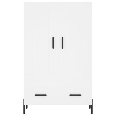 vidaXL Ντουλάπα Λευκή 69,5x31x115cm από Επεξεργασμένο Ξύλο 1 τεμ.