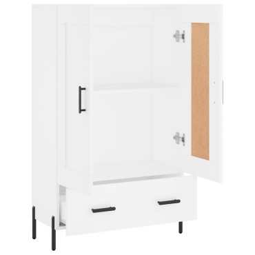 vidaXL Ντουλάπα Λευκή 69,5x31x115cm από Επεξεργασμένο Ξύλο 1 τεμ.
