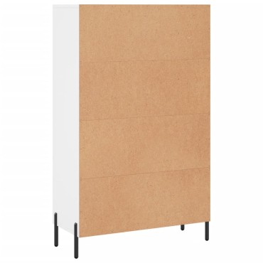 vidaXL Ντουλάπα Λευκή 69,5x31x115cm από Επεξεργασμένο Ξύλο 1 τεμ.