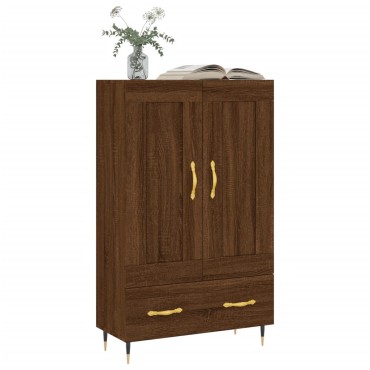 vidaXL Ντουλάπα Καφέ Δρυς 69,5x31x115cm από Επεξεργασμένο Ξύλο 1 τεμ.