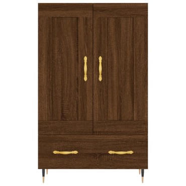 vidaXL Ντουλάπα Καφέ Δρυς 69,5x31x115cm από Επεξεργασμένο Ξύλο 1 τεμ.