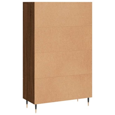 vidaXL Ντουλάπα Καφέ Δρυς 69,5x31x115cm από Επεξεργασμένο Ξύλο 1 τεμ.