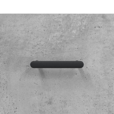 vidaXL Ντουλάπα Γκρι Σκυροδέματος 69,5x31x115cm Επεξεργ. Ξύλο 1 τεμ.