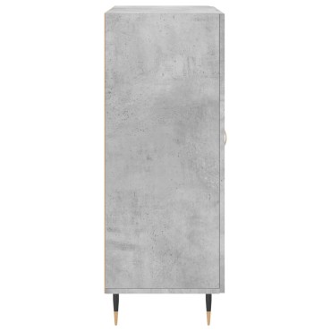 vidaXL Ντουλάπι Γκρι Σκυροδέματος 69,5x34x90cm Επεξεργασμένο Ξύλο 1 τεμ.