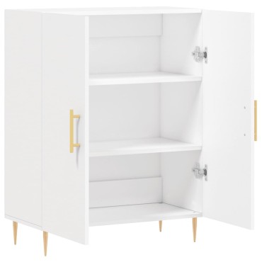 vidaXL Ντουλάπι Λευκό 69,5x34x90cm από Επεξεργασμένο Ξύλο 1 τεμ.