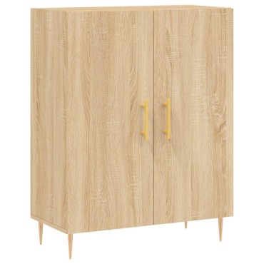 vidaXL Ντουλάπι Sonoma Δρυς 69,5x34x90cm από Επεξεργασμένο Ξύλο 1 τεμ.