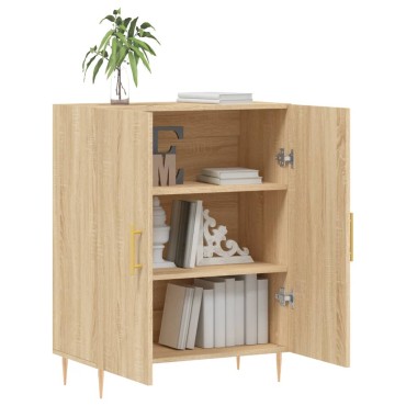 vidaXL Ντουλάπι Sonoma Δρυς 69,5x34x90cm από Επεξεργασμένο Ξύλο 1 τεμ.