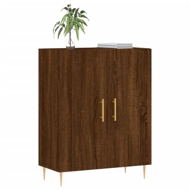 vidaXL Ντουλάπι Καφέ Δρυς 69,5x34x90cm Επεξεργασμένο Ξύλο 1 τεμ.