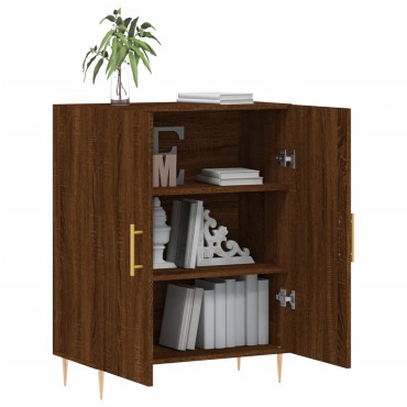 vidaXL Ντουλάπι Καφέ Δρυς 69,5x34x90cm Επεξεργασμένο Ξύλο 1 τεμ.