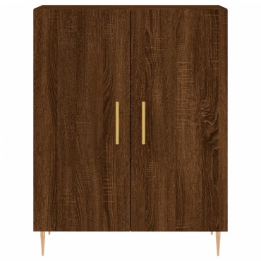 vidaXL Ντουλάπι Καφέ Δρυς 69,5x34x90cm Επεξεργασμένο Ξύλο 1 τεμ.
