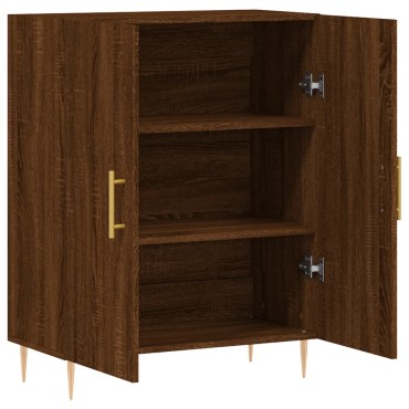 vidaXL Ντουλάπι Καφέ Δρυς 69,5x34x90cm Επεξεργασμένο Ξύλο 1 τεμ.