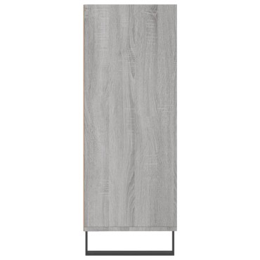 vidaXL Ραφιέρα Γκρι Sonoma 69,5x32,5x90cm από Επεξεργασμένο Ξύλο 1 τεμ.