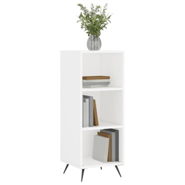 vidaXL Ραφιέρα Λευκή 34,5x32,5x90cm από Επεξεργασμένο Ξύλο 1 τεμ.