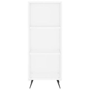 vidaXL Ραφιέρα Λευκή 34,5x32,5x90cm από Επεξεργασμένο Ξύλο 1 τεμ.