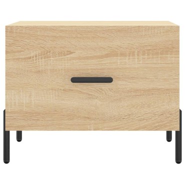 vidaXL Τραπεζάκι Σαλονιού Sonoma Δρυς 50x50x40cm Επεξεργασμένο Ξύλο 1 τεμ.