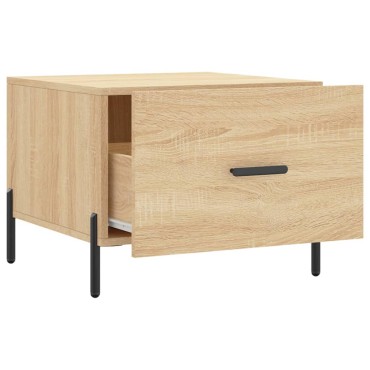 vidaXL Τραπεζάκι Σαλονιού Sonoma Δρυς 50x50x40cm Επεξεργασμένο Ξύλο 1 τεμ.