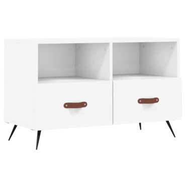 vidaXL Έπιπλο Τηλεόρασης Λευκό 80x36x50cm από Επεξεργασμένο Ξύλο