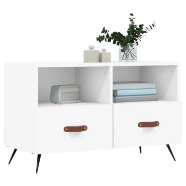vidaXL Έπιπλο Τηλεόρασης Λευκό 80x36x50cm από Επεξεργασμένο Ξύλο