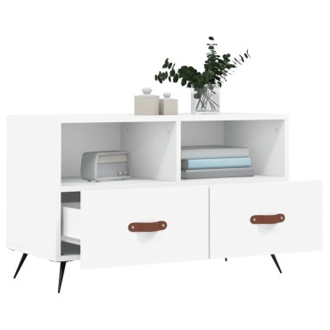 vidaXL Έπιπλο Τηλεόρασης Λευκό 80x36x50cm από Επεξεργασμένο Ξύλο