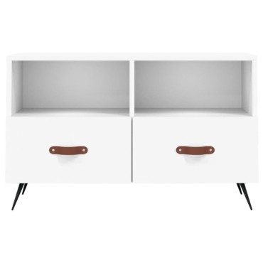 vidaXL Έπιπλο Τηλεόρασης Λευκό 80x36x50cm από Επεξεργασμένο Ξύλο