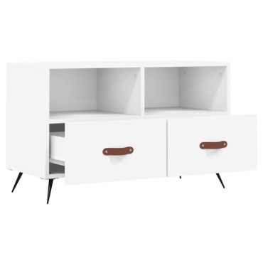 vidaXL Έπιπλο Τηλεόρασης Λευκό 80x36x50cm από Επεξεργασμένο Ξύλο