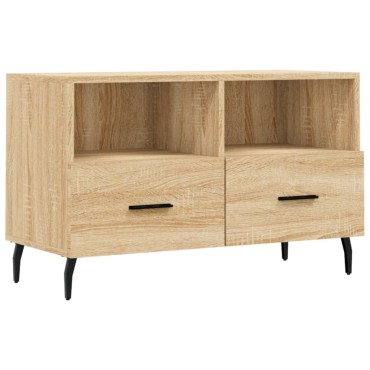 vidaXL Έπιπλο Τηλεόρασης Sonoma Δρυς 80x36x50cm Επεξεργασμένο Ξύλο