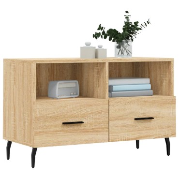 vidaXL Έπιπλο Τηλεόρασης Sonoma Δρυς 80x36x50cm Επεξεργασμένο Ξύλο