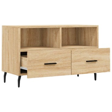 vidaXL Έπιπλο Τηλεόρασης Sonoma Δρυς 80x36x50cm Επεξεργασμένο Ξύλο