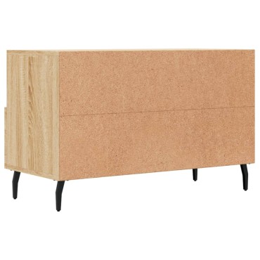 vidaXL Έπιπλο Τηλεόρασης Sonoma Δρυς 80x36x50cm Επεξεργασμένο Ξύλο