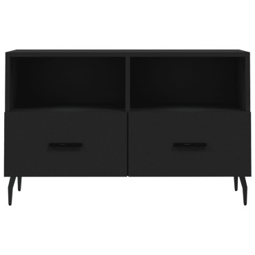 vidaXL Έπιπλο Τηλεόρασης Μαύρο 80x36x50cm από Επεξεργασμένο Ξύλο