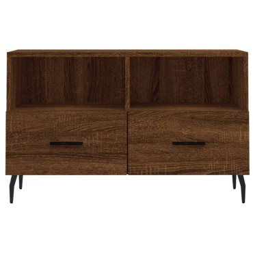 vidaXL Έπιπλο Τηλεόρασης Καφέ Δρυς 80x36x50cm Επεξ. Ξύλο