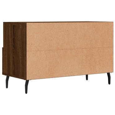 vidaXL Έπιπλο Τηλεόρασης Καφέ Δρυς 80x36x50cm Επεξ. Ξύλο
