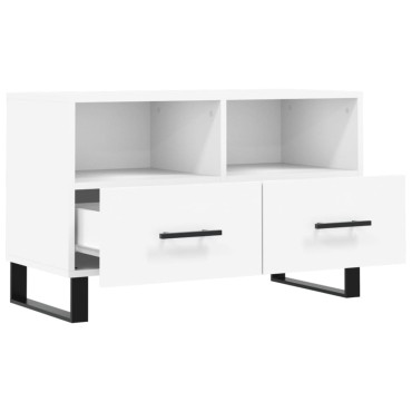 vidaXL Έπιπλο Τηλεόρασης Λευκό 80x36x50cm από Επεξεργασμένο Ξύλο