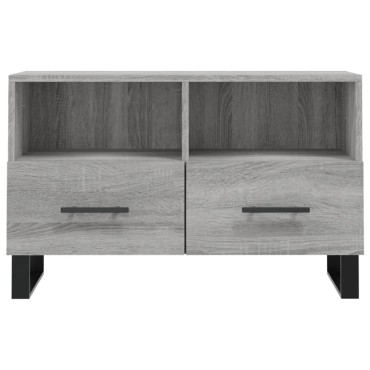vidaXL Έπιπλο Τηλεόρασης Γκρι Sonoma 80x36x50cm από Επεξεργ. Ξύλο