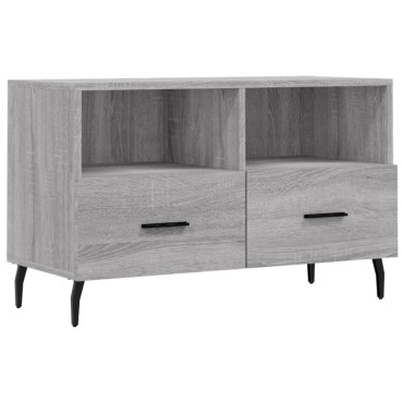 vidaXL Έπιπλο Τηλεόρασης Γκρι Sonoma 80x36x50cm από Επεξεργ. Ξύλο