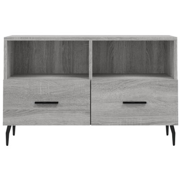 vidaXL Έπιπλο Τηλεόρασης Γκρι Sonoma 80x36x50cm από Επεξεργ. Ξύλο
