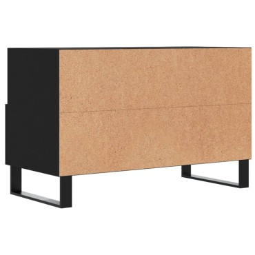 vidaXL Έπιπλο Τηλεόρασης Μαύρο 80x36x50cm από Επεξεργασμένο Ξύλο
