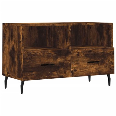 vidaXL Έπιπλο Τηλεόρασης Καπνιστή Δρυς 80x36x50cm Επεξ. Ξύλο