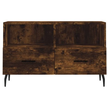 vidaXL Έπιπλο Τηλεόρασης Καπνιστή Δρυς 80x36x50cm Επεξ. Ξύλο