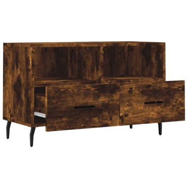 vidaXL Έπιπλο Τηλεόρασης Καπνιστή Δρυς 80x36x50cm Επεξ. Ξύλο