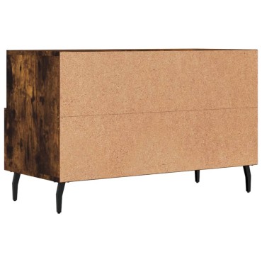 vidaXL Έπιπλο Τηλεόρασης Καπνιστή Δρυς 80x36x50cm Επεξ. Ξύλο