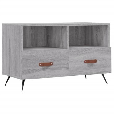 vidaXL Έπιπλο Τηλεόρασης Γκρι Sonoma 80x36x50cm από Επεξεργ. Ξύλο