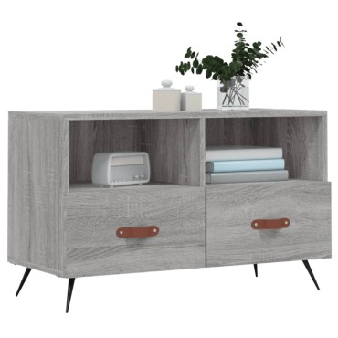 vidaXL Έπιπλο Τηλεόρασης Γκρι Sonoma 80x36x50cm από Επεξεργ. Ξύλο
