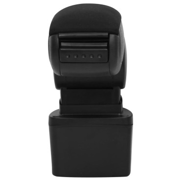 vidaXL Τεμπέλης Αυτοκινήτου Μαύρος 14,5 x 31,5 x (30-48) εκ. από ABS