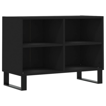 vidaXL Έπιπλο Τηλεόρασης Μαύρο 69,5x30x50cm από Επεξεργασμένο Ξύλο