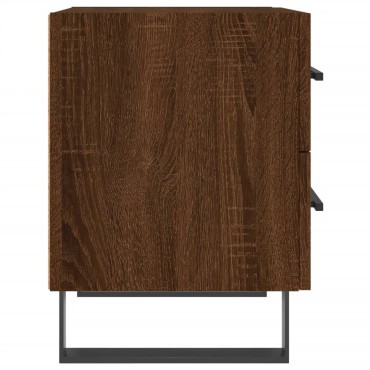 vidaXL Κομοδίνα 2 τεμ. Καφέ Δρυς 40x35x47,5cm από Επεξεργ. Ξύλο