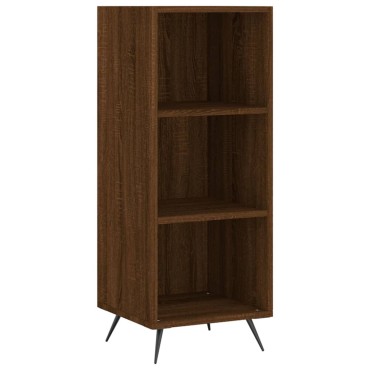 vidaXL Ραφιέρα Καφέ Δρυς 34,5x32,5x90cm από Επεξεργασμένο Ξύλο 1 τεμ.